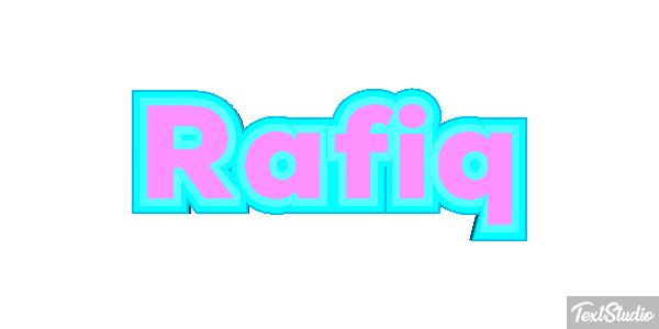 Rafiq Text effect