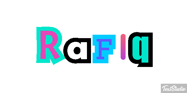 Rafiq Text effect
