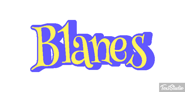 Blanes Tekst effect