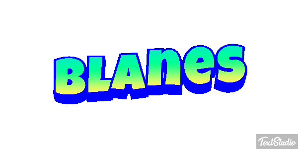 Blanes Tekst effect