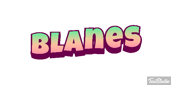 Blanes Tekst effect