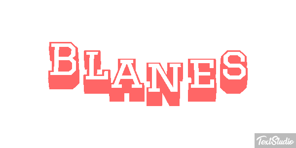Blanes Tekst effect