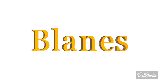Blanes Tekst effect