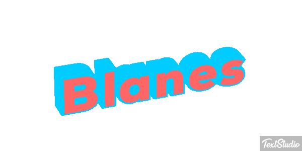 Blanes Tekst effect