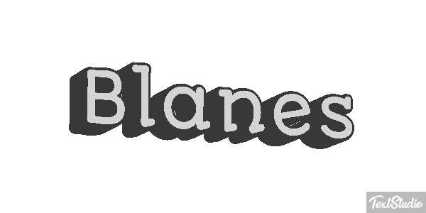 Blanes Tekst effect
