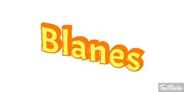 Blanes Tekst effect
