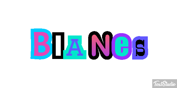 Blanes Tekst effect