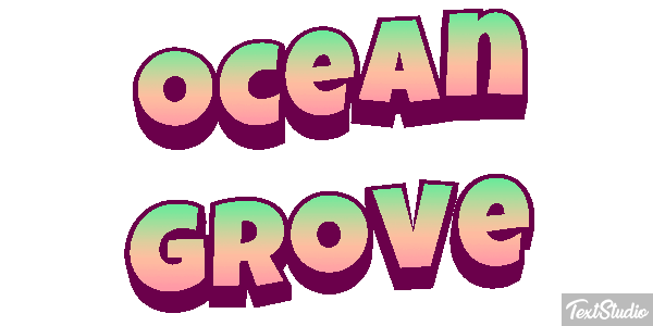 Ocean Grove Effetto testo