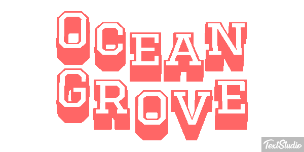 Ocean Grove Effetto testo