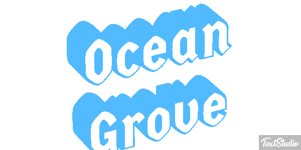 Ocean Grove Effetto testo
