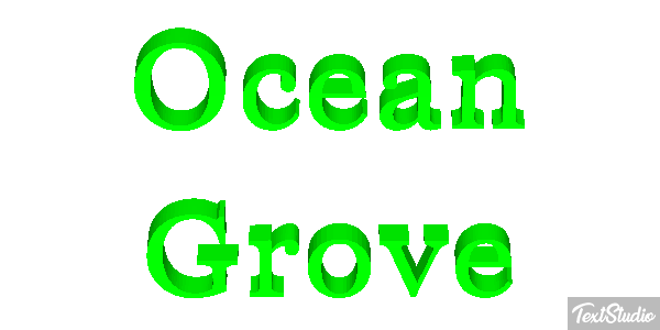 Ocean Grove Effetto testo