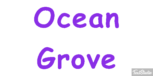 Ocean Grove Effetto testo