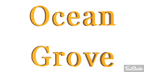 Ocean Grove Effetto testo