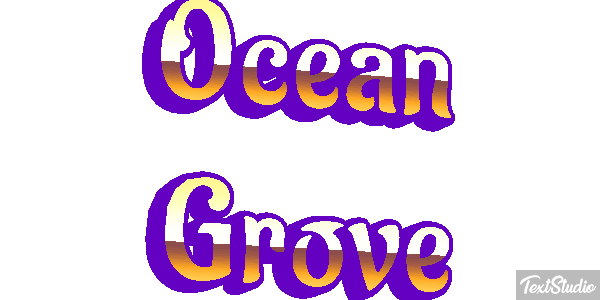 Ocean Grove Effetto testo