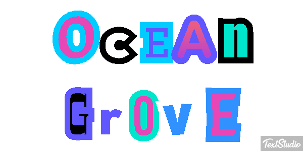Ocean Grove Effetto testo