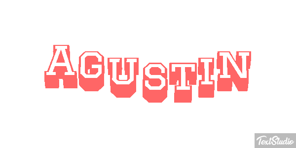 Agustín Efecto de texto