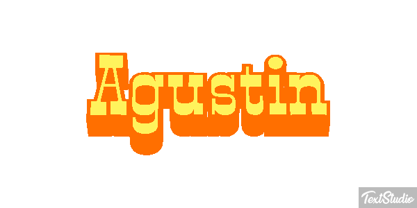 Agustín Efecto de texto
