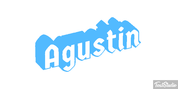 Agustín Efecto de texto