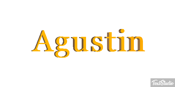 Agustín Efecto de texto