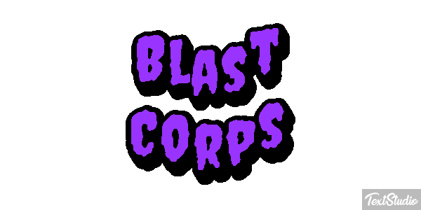 Blast Corps Effetto testo