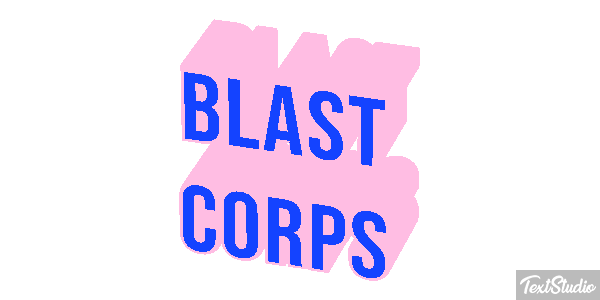 Blast Corps Effetto testo