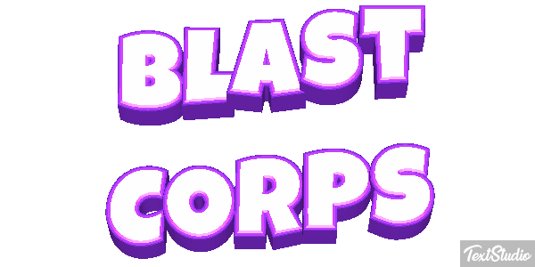Blast Corps Effetto testo