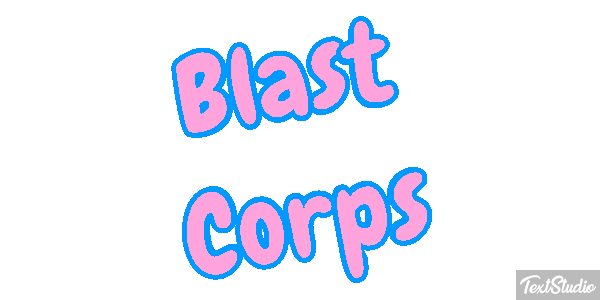 Blast Corps Effetto testo