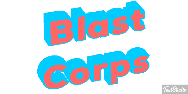 Blast Corps Effetto testo