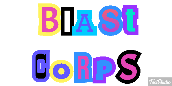 Blast Corps Effetto testo