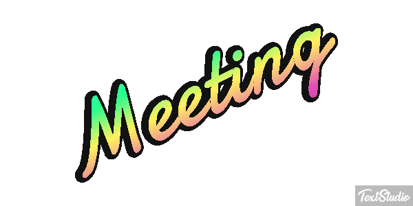 Meeting Text effect