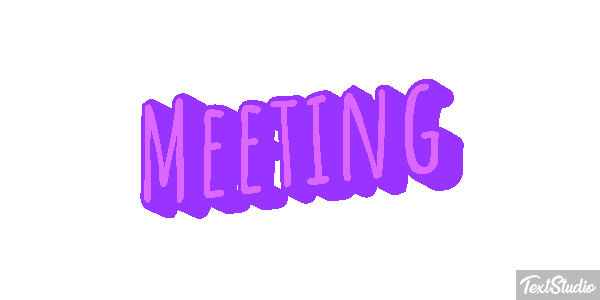 Meeting Text effect