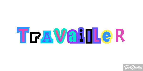 Travailler Effet de texte