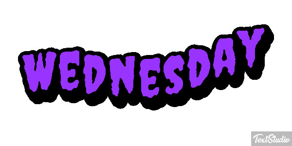 Wednesday Texteffekt