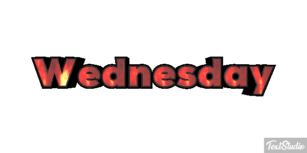 Wednesday Texteffekt