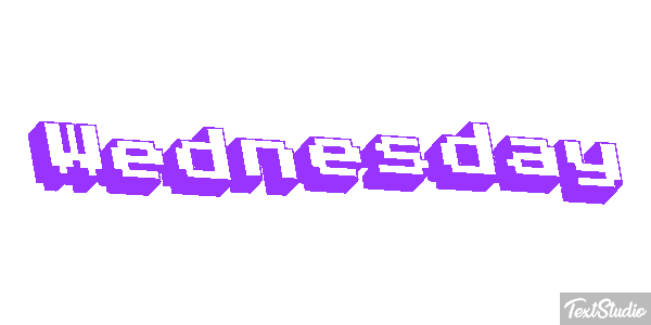 Wednesday Texteffekt