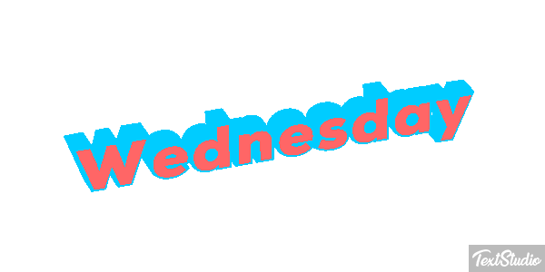Wednesday Texteffekt