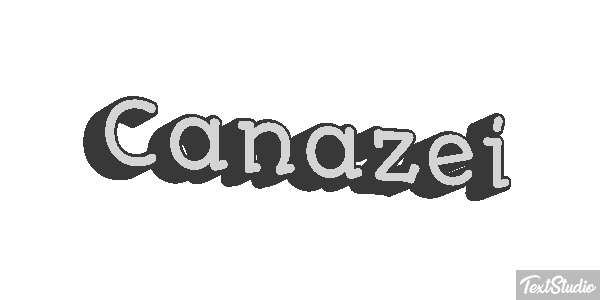 Canazei Efeito do texto
