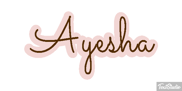 Ayesha Efekt tekstowy