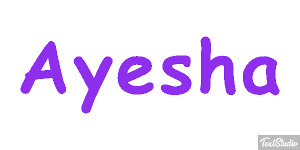 Ayesha Efekt tekstowy