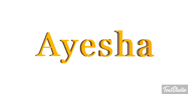 Ayesha Efekt tekstowy