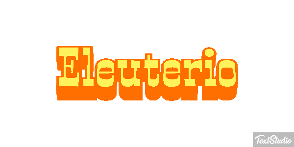 Eleuterio Efecto de texto
