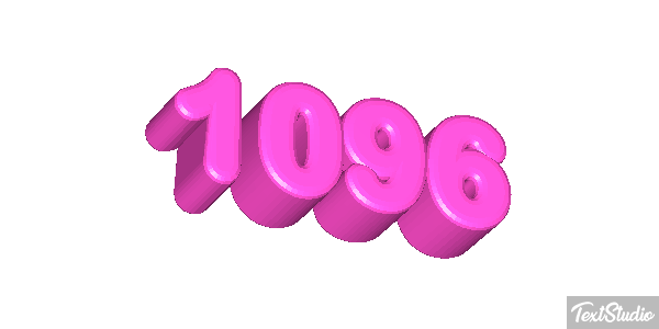 1096 Text effect