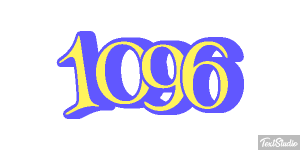 1096 Text effect