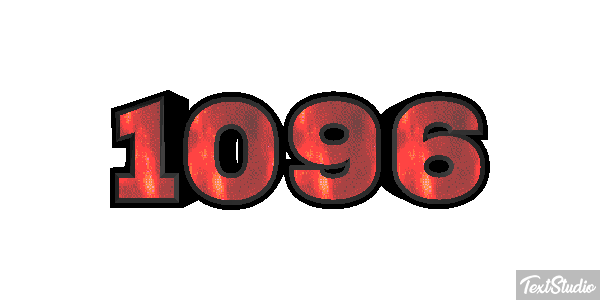 1096 Text effect