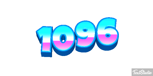 1096 Text effect