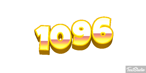 1096 Text effect
