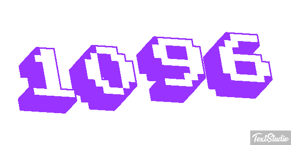 1096 Text effect