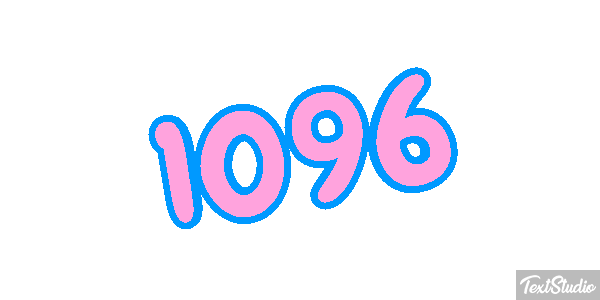 1096 Text effect