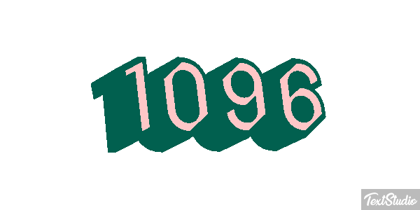 1096 Text effect