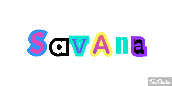 Savana Effetto testo